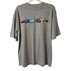 Antique Trucks Rule Men’s Tee Grey Medium Vintage Cars T Shirt Canadian Signs